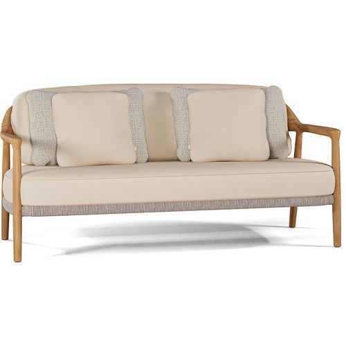Contemporary sofa - YIKO - MANUTTI - for outdoor use / made from recycled materials / fabric