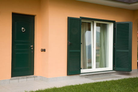 Entry door - STRONG - GINKO - steel / swing / without glazing