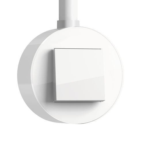Light switch - Studio - Gira - push-button / surface-mount / thermoplastic