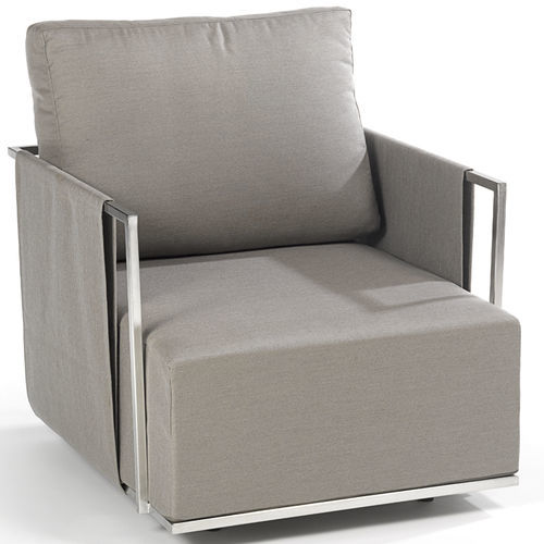 Contemporary lounge garden set - SUITE - FISCHER MÖBEL - Sunbrella® / home / multiplace