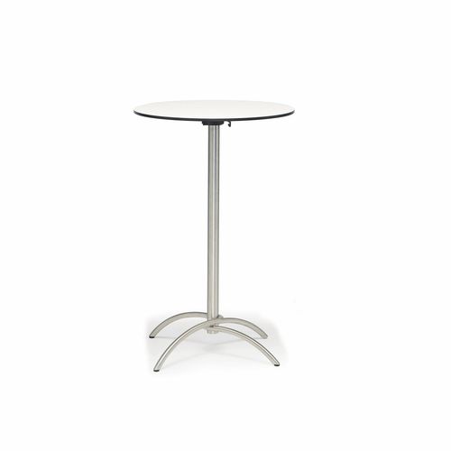 Contemporary high bar table - TAKU - FISCHER MÖBEL - laminate / ceramic / stainless steel base