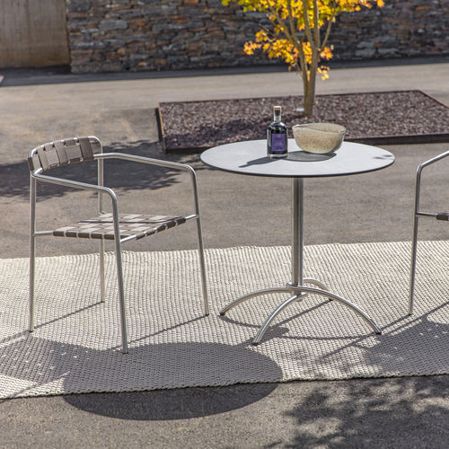 Contemporary garden chair - TONIC - FISCHER MÖBEL - outdoor / Batyline® / in synthetic fabric