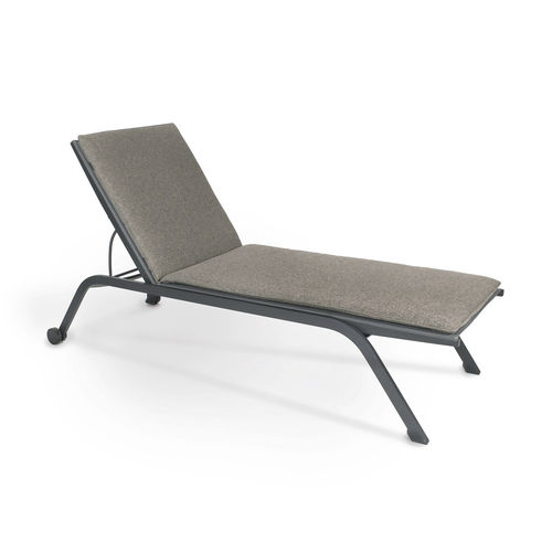 Contemporary sun lounger - ATLANTIC - FISCHER MÖBEL - fabric / aluminum / garden