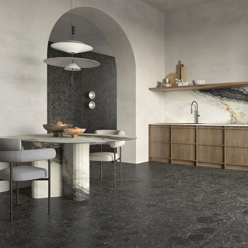 Porcelain stoneware tile - NERO OMBRATO - Ariostea - smooth / indoor / bathroom