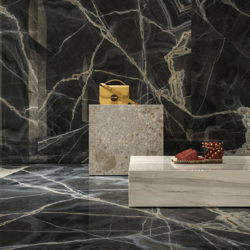 Indoor tile - ONICE NERO - Ariostea - bathroom / living room / kitchen