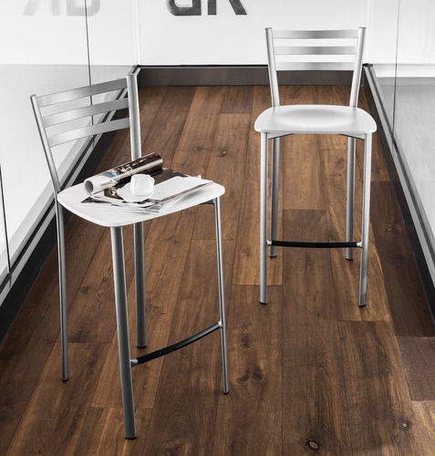 Contemporary bar chair - SPEEDY - SCAVOLINI - indoor / fabric / plywood