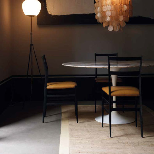 Contemporary rug - PEZZARA - Studio Art - plain / leather / rectangular