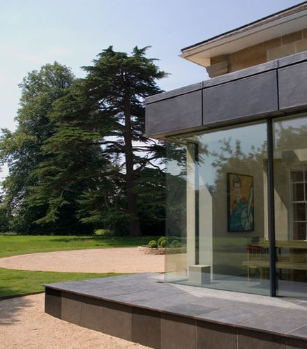 Laminated glass panel - INVISIBLE ​CORNER - Cantifix - transparent / for partition wall