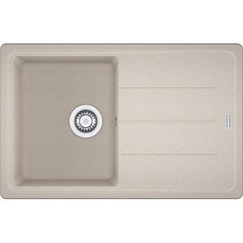 Single-bowl kitchen sink - BASIS BFG 611 780 REV - FRANKE HOME SOLUTIONS - with drainboard / granite / overmount