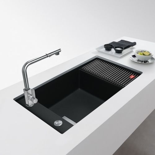 Single-bowl kitchen sink - FRESNO FSG 111 REV - FRANKE HOME SOLUTIONS - without drainboard / granite / undermount