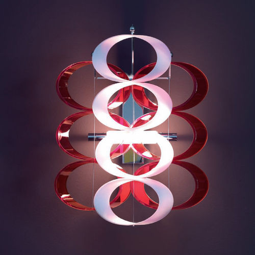 Contemporary wall light - Av Mazzega - indoor / chrome / polished metal