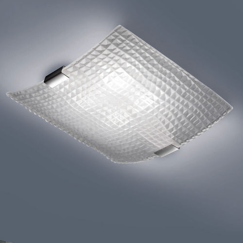 Contemporary ceiling light - CROCODILE - Av Mazzega - round / curved / glass