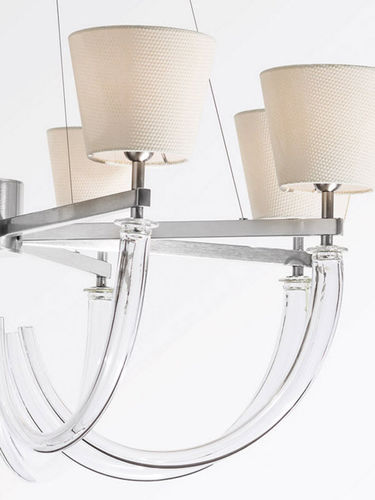 Contemporary chandelier - FLIRT LIFE - Av Mazzega - glass / metal / 8 light