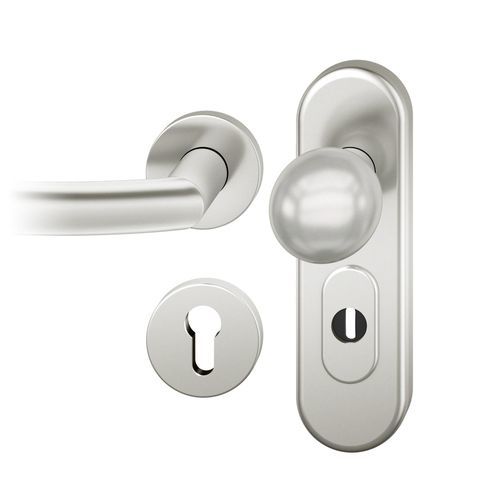 Door handle - 73 7377 - Franz Schneider Brakel FSB - stainless steel / aluminum / contemporary