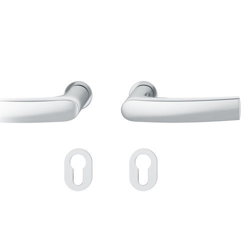Door handle - 10 1015 - Franz Schneider Brakel FSB - stainless steel / aluminum / bronze