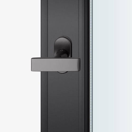 Window handle - 34 3428 - Franz Schneider Brakel FSB - aluminum / bronze / steel