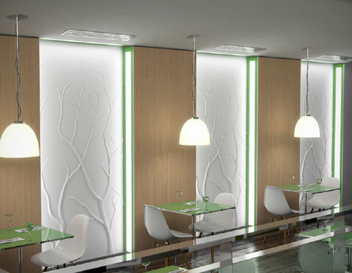 Wall-mounted decorative panel - ELM - ArmourColor - VOC-free / made from recycled materials / plaster