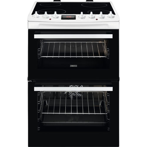 Vitroceramic range cooker - ZCV69360WA - Zanussi Home appliances - 4 burner / 2 oven / catalytic