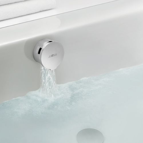 Bathtub mixer tap - 6234-K0-80CP - JUSTIME - wall-mounted / chrome-plated brass / bathroom