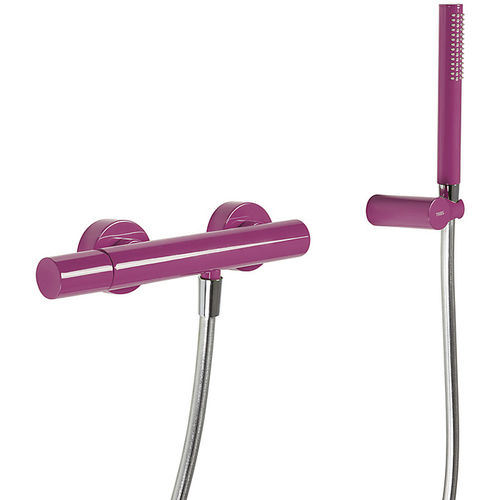 Shower mixer tap - STUDY EXCLUSIVE: 26116701TVI - TRES Grifería - wall-mounted / metal / bathroom