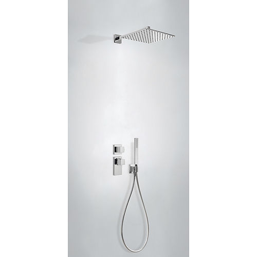 Recessed wall shower set - BLOCK SYSTEM®: 20625201 - TRES Grifería - contemporary / with hand shower / thermostatic