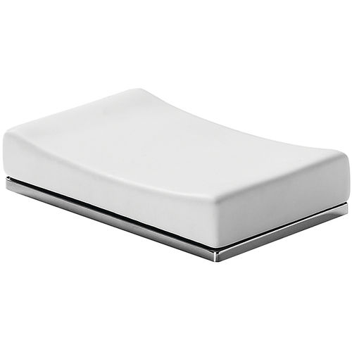 Metal soap dish - SLIM-TRES: 20263607 - TRES Grifería - ceramic