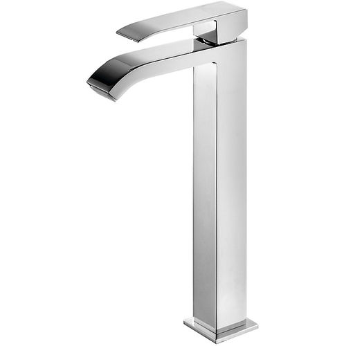 Washbasin mixer tap - CUADRO-TRES: 00681001 - TRES Grifería - countertop / chromed metal / bathroom