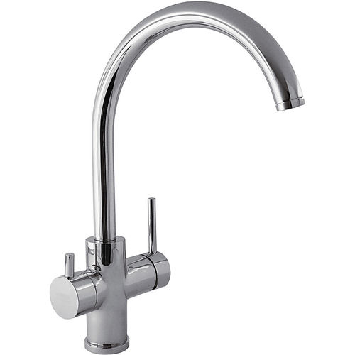 Countertop mixer tap - ECOSMOSIS: 03035501 - TRES Grifería - chromed metal / kitchen / 1-hole