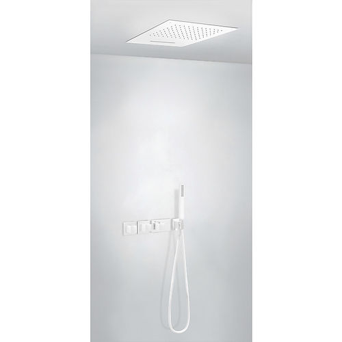 Recessed ceiling shower set - 20725303BM - TRES Grifería - wall-mounted / contemporary / with hand shower