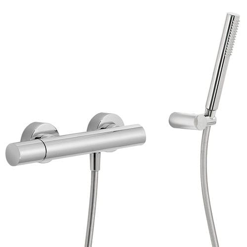 Shower mixer tap - STUDY EXCLUSIVE: 26116701 - TRES Grifería - wall-mounted / chromed metal / bathroom