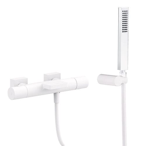 Shower mixer tap - 21117409BM - TRES Grifería - for bathtub / wall-mounted / thermostatic