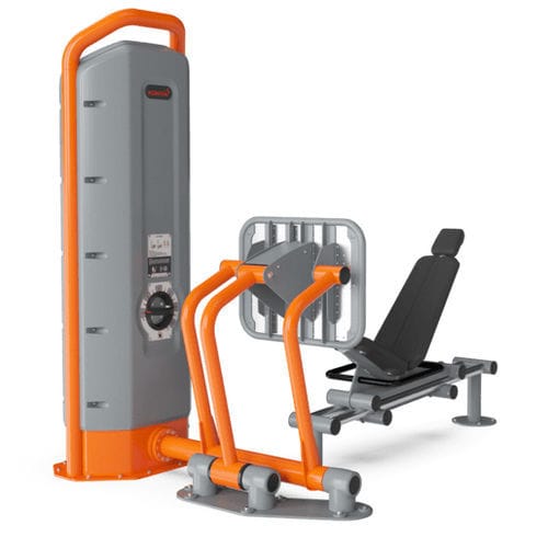 Leg press weight training machine FAZ603 KOMPAN outdoor / for