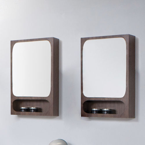Wall-mounted medicine cabinet - AQUATRE # AQT-MD-19 - Lacava - with mirror