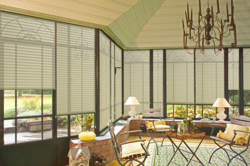 Pleated blinds - FABER - for window / fabric
