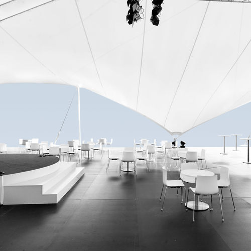 Fabric shade structure - TENT - MDT-TEX - commercial