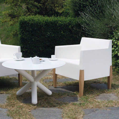 Contemporary armchair - KUBRICK  - SERRALUNGA - low-density polyethylene (LDPE) / low-density polyethylene (LDPE) / illuminated