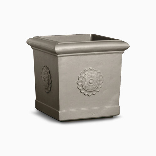 Low-density polyethylene (LDPE) plant pot - QUADRO FIORE - SERRALUNGA - square / home / white