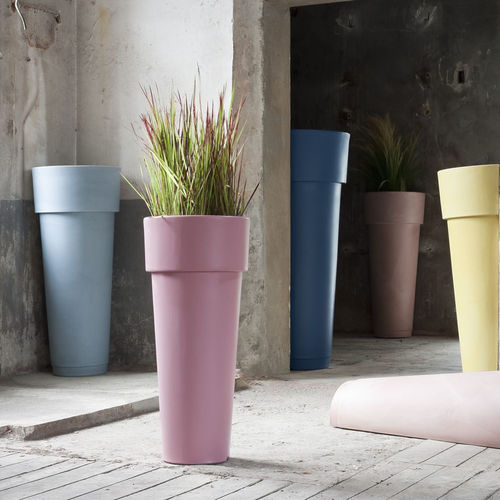 Low-density polyethylene (LDPE) plant pot - MARCANTONIO - SERRALUNGA - wall-mounted / illuminated / home