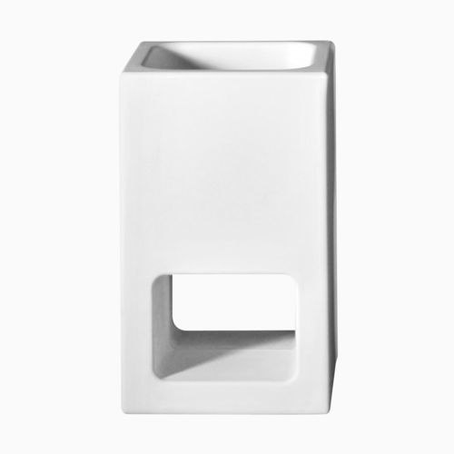 Low-density polyethylene (LDPE) plant pot - LLUNA PLENA - SERRALUNGA - rectangular / illuminated / for public space