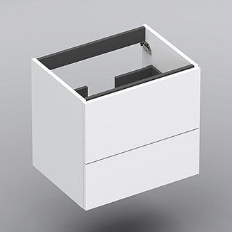 Wall-hung washbasin cabinet - 60 BASE UNIT - Sonia Bath - ceramic / contemporary / without door