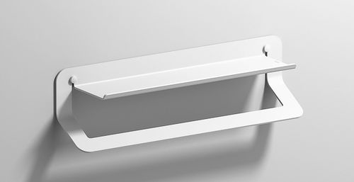 1-bar towel rack - 450  - Sonia Bath - wall-mounted / aluminium / black