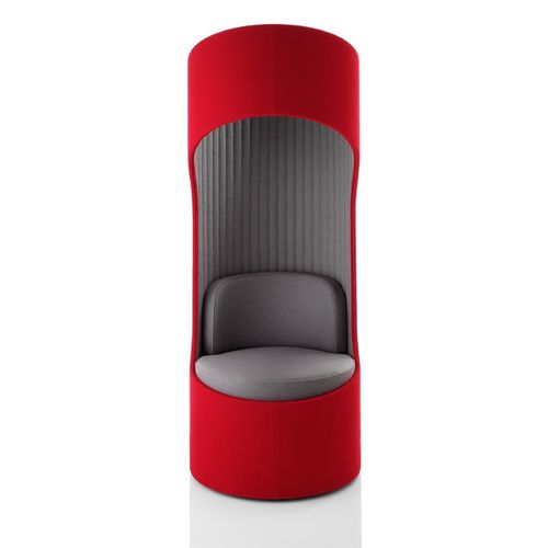 Contemporary armchair - CEGA - Boss Design - fabric / high back / upholstered