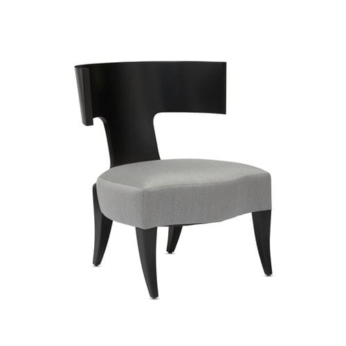 Contemporary chair - KLISMOS - Donghia - indoor / fabric / wooden base