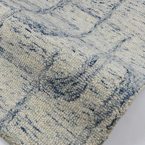 Hand-tufted carpet - ERLINK   - Donghia - wool / cotton / geometric pattern
