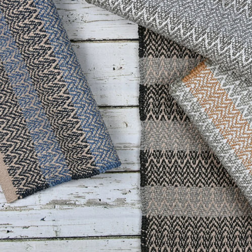Hand-woven carpet - TOLDRUM  - Donghia - polypropylene / patterned / gray