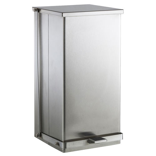 Hygienic waste bin - B-220816 - Bobrick Washroom Equipment - free-standing / stainless steel / pedal