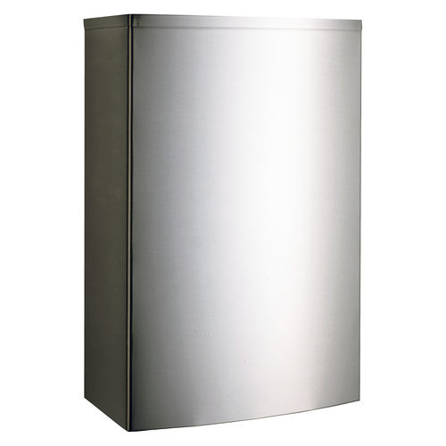Hygienic trash can - B-277 ConturaSeries® - Bobrick Washroom Equipment - built-in / stainless steel / contemporary