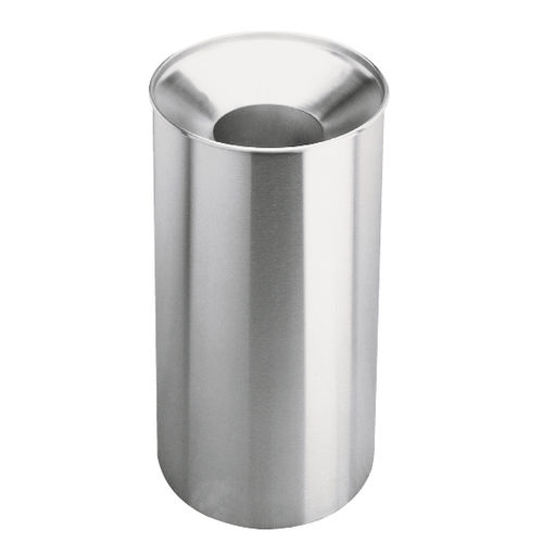 Public trash can - B-2400 - Bobrick Washroom Equipment - stainless steel / without lid / contemporary
