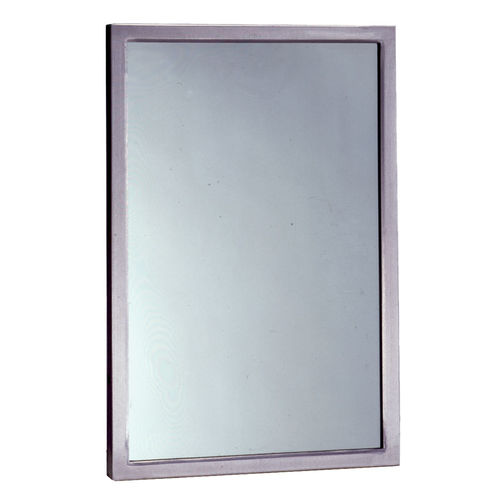 Wall-mounted bathroom mirror - B-290  - Bobrick Washroom Equipment - commercial / contemporary / rectangular
