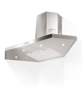 Wall-mounted range hood - STILO  - Faber S.p.A - ducted / with built-in lighting